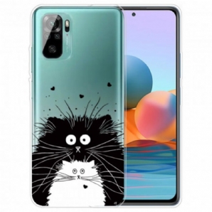 Handyhülle Für Xiaomi Redmi Note 10 / 10S Sieh Dir Die Katzen An