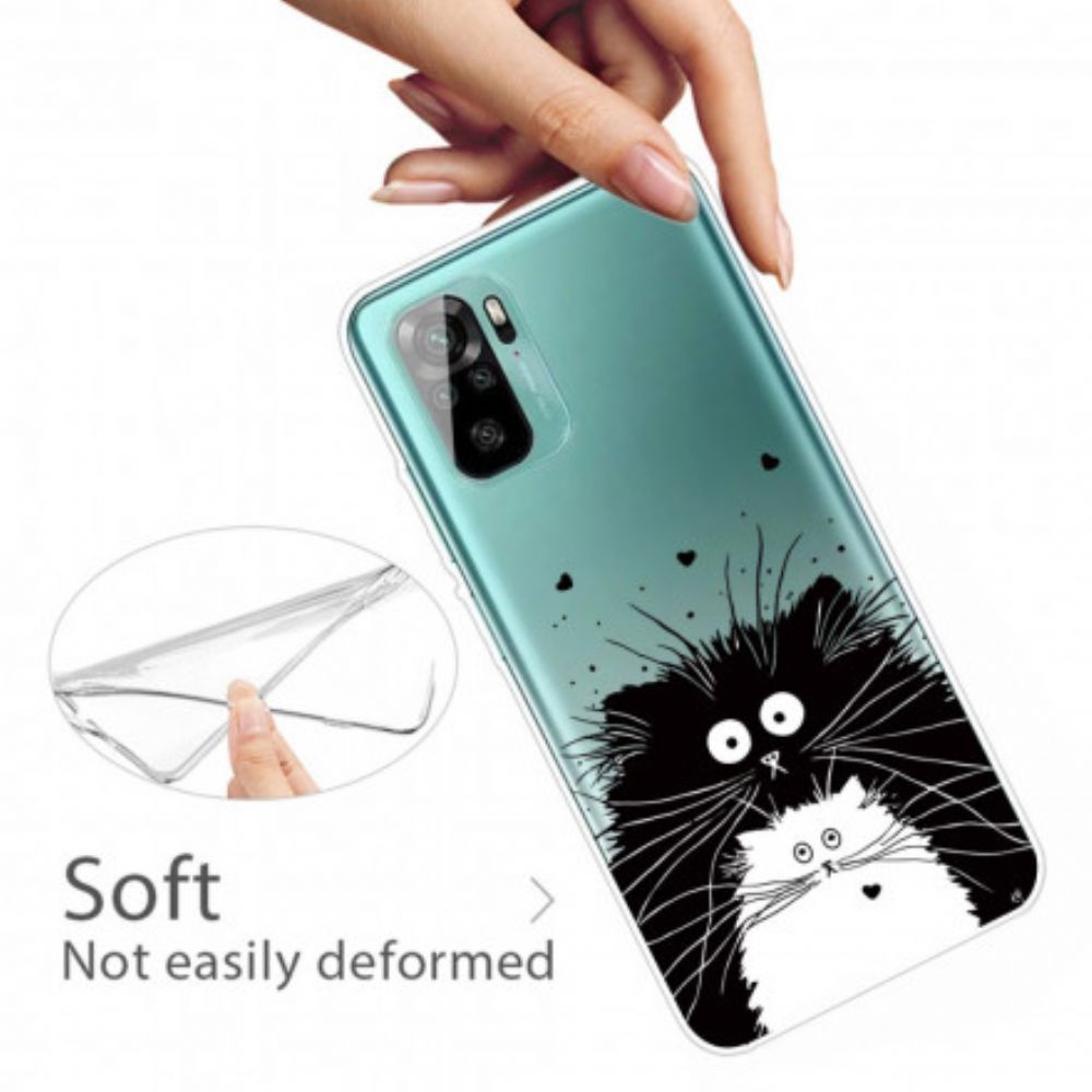 Handyhülle Für Xiaomi Redmi Note 10 / 10S Sieh Dir Die Katzen An