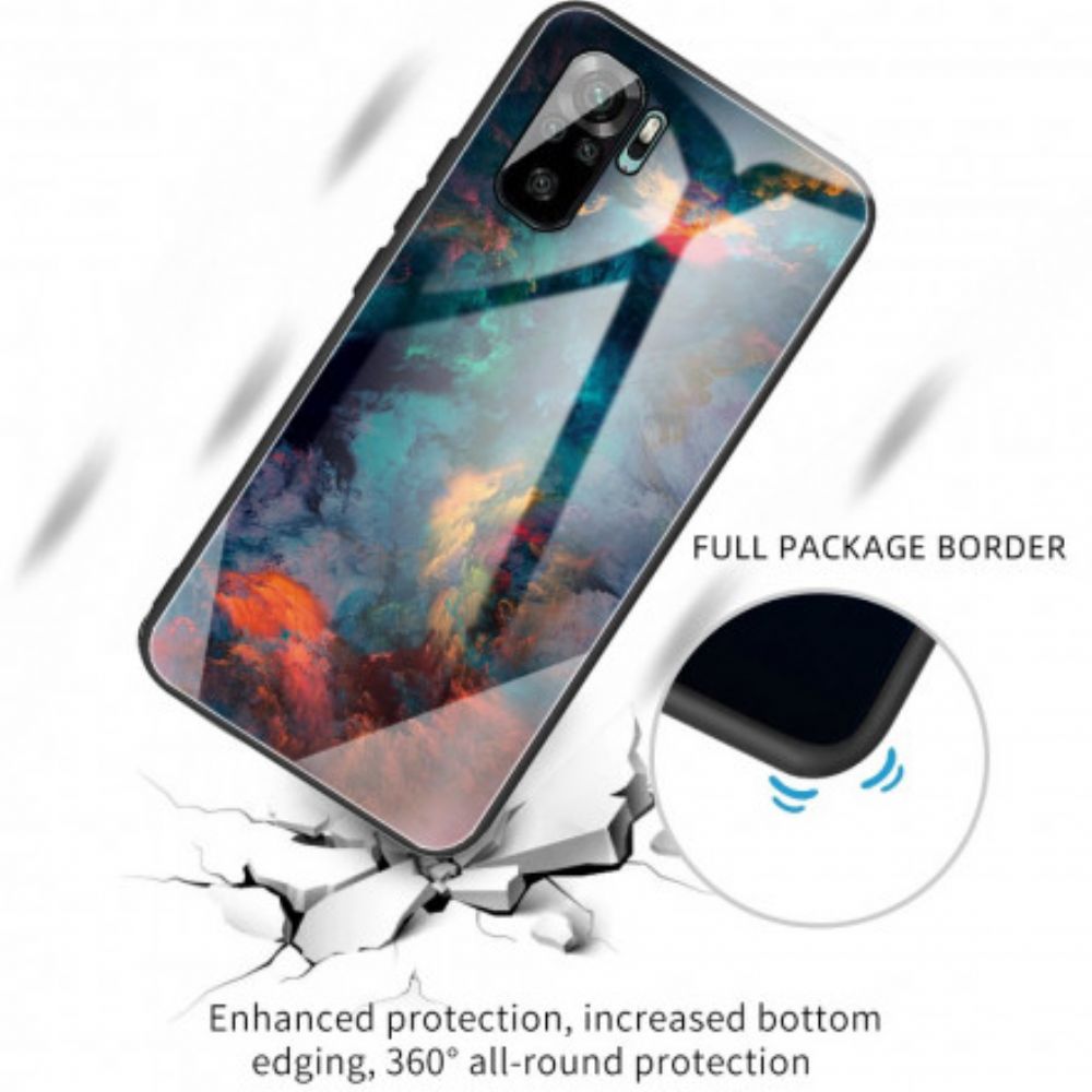 Handyhülle Für Xiaomi Redmi Note 10 / 10S Sky Tempered Glass