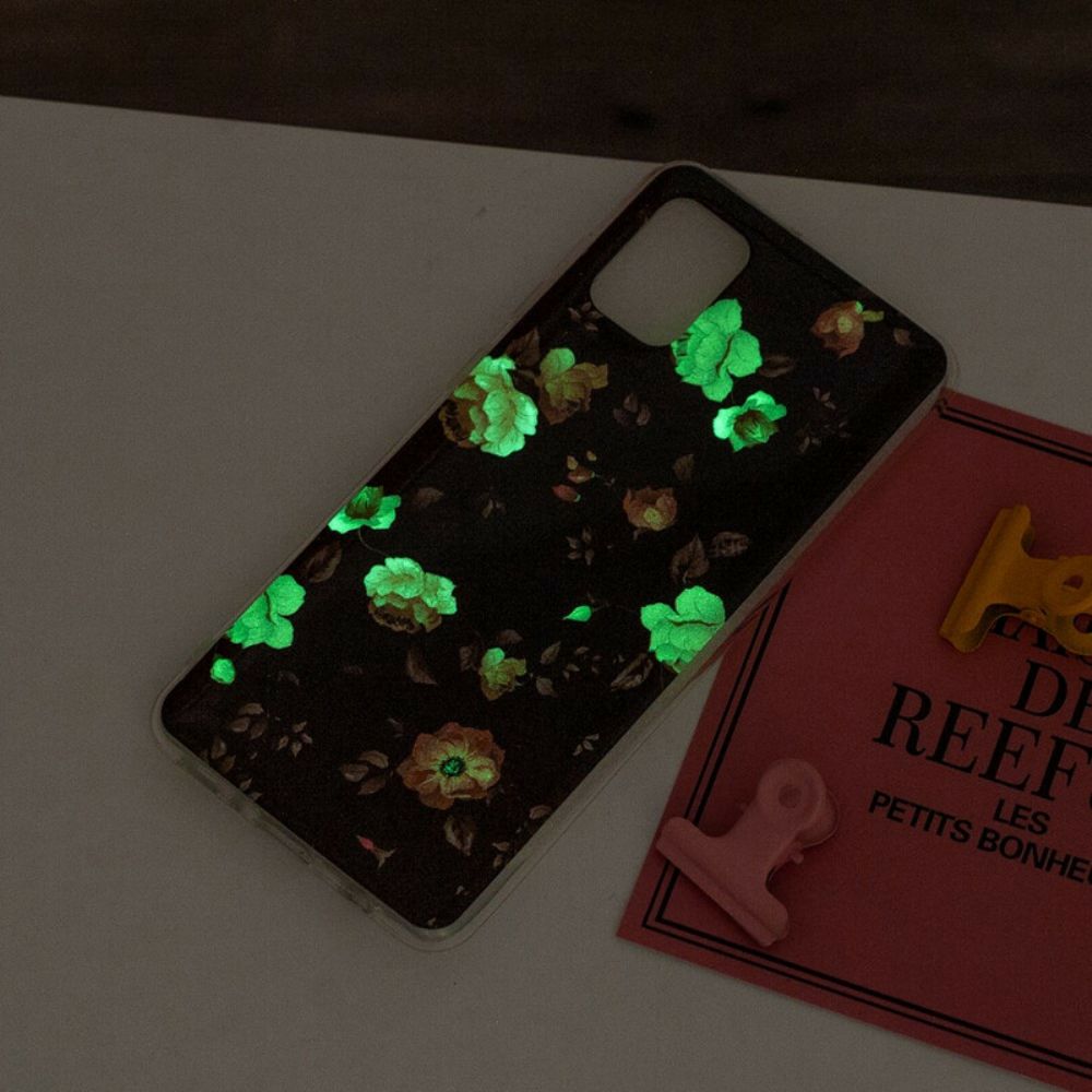 Hülle Für Xiaomi Redmi Note 10 / 10S Fluoreszierende Freiheitsblumen