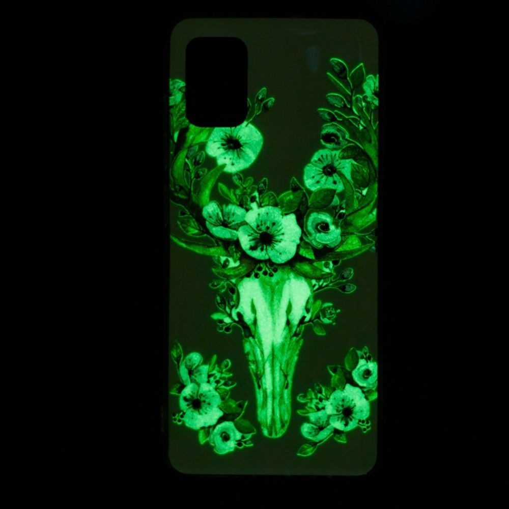 Hülle Für Xiaomi Redmi Note 10 / 10S Fluoreszierender Blütenelch