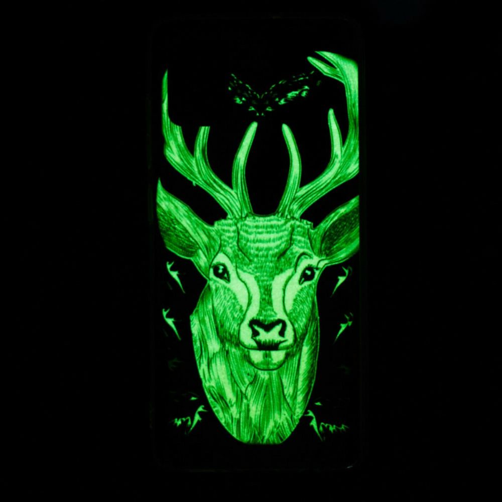 Hülle Für Xiaomi Redmi Note 10 / 10S Fluoreszierender Majestätischer Hirsch