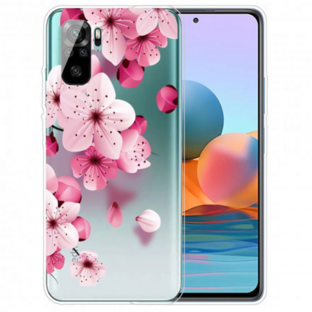 Hülle Für Xiaomi Redmi Note 10 / 10S Kleine Rosa Blumen