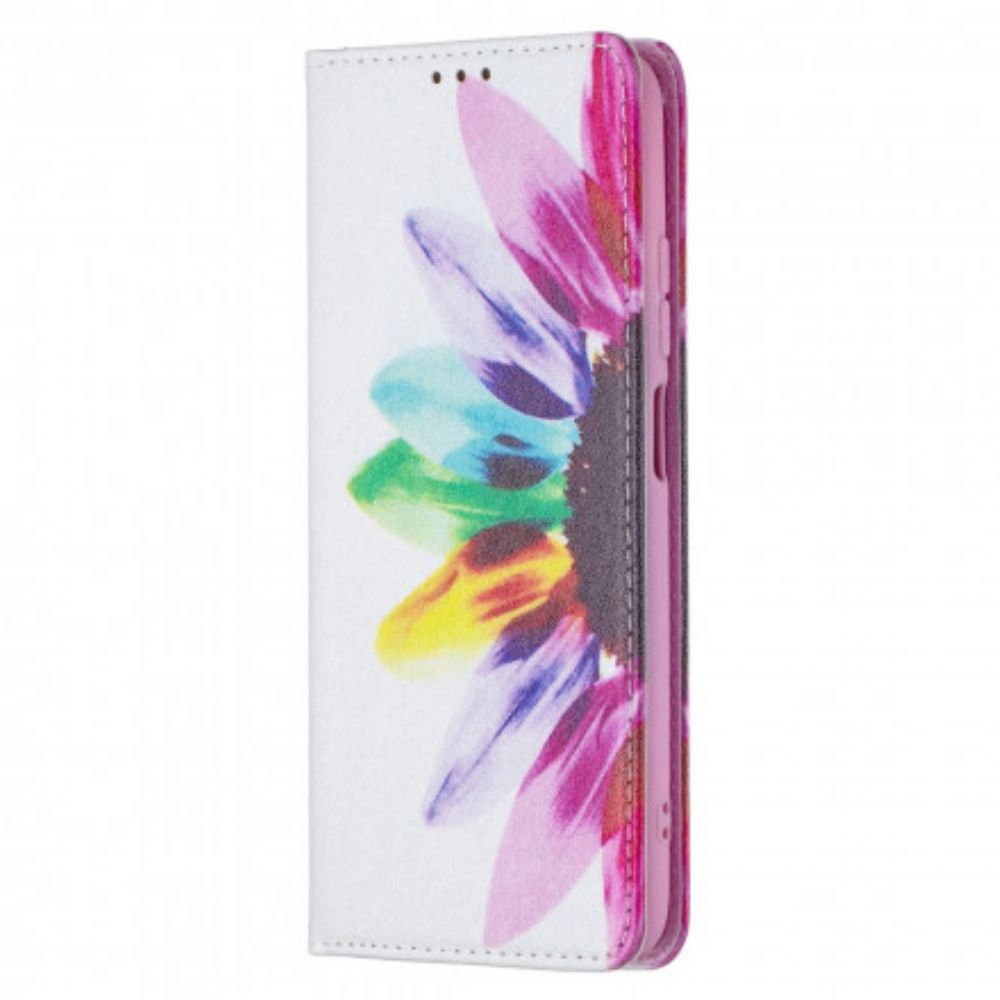 Schutzhülle Für Xiaomi Redmi Note 10 / 10S Flip Case Aquarell Blume