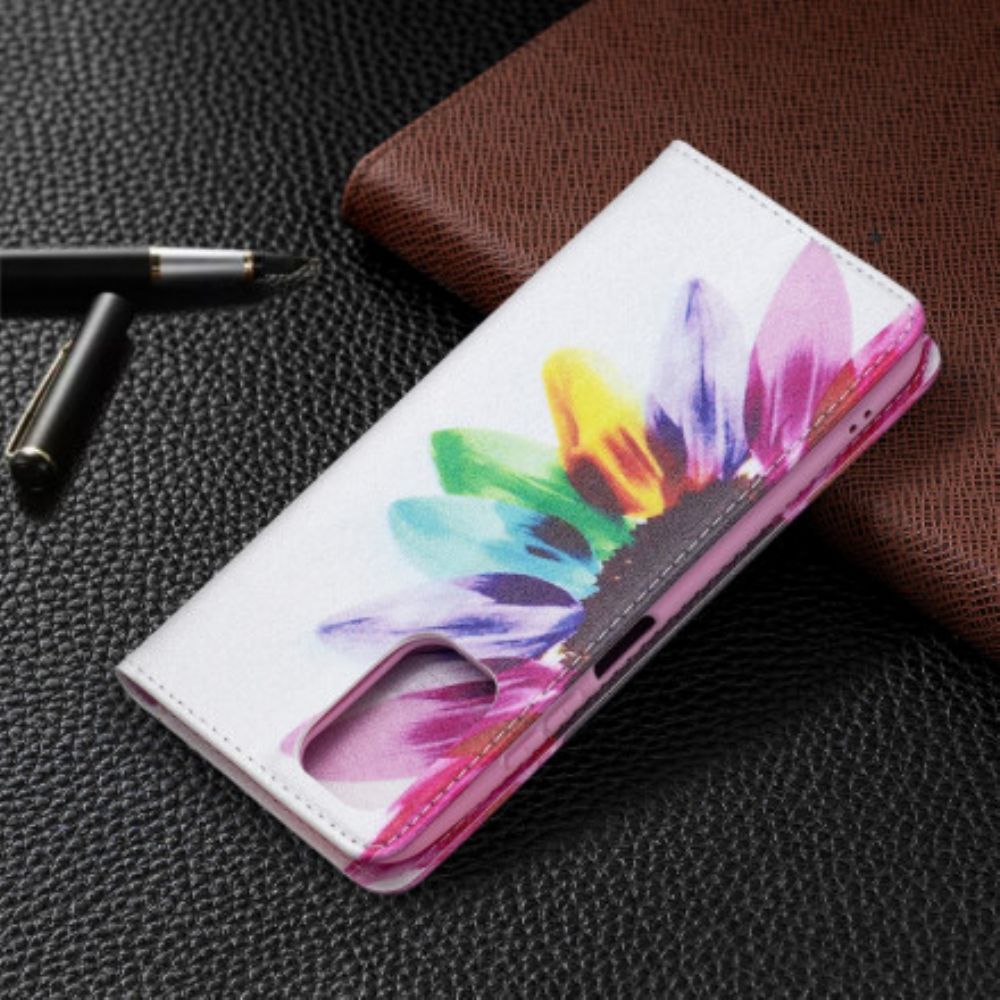 Schutzhülle Für Xiaomi Redmi Note 10 / 10S Flip Case Aquarell Blume