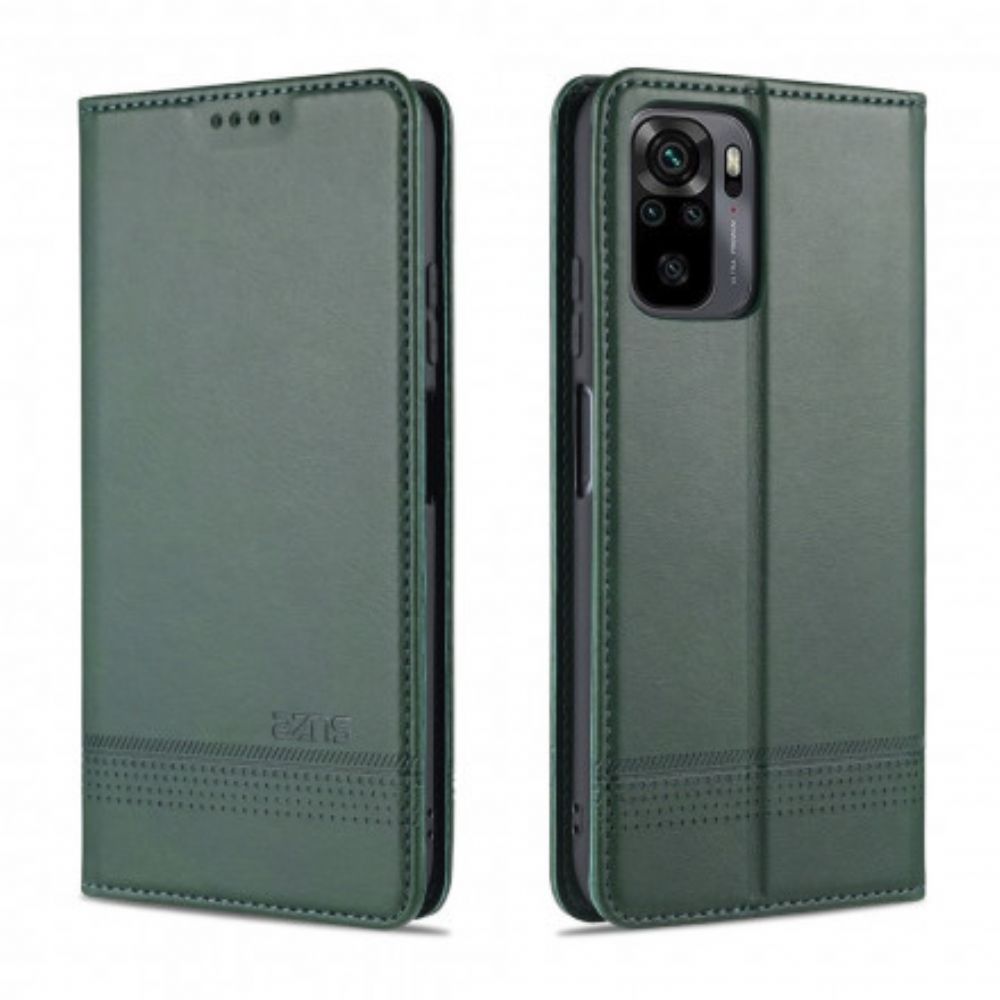 Schutzhülle Für Xiaomi Redmi Note 10 / 10S Flip Case Azns-lederstil