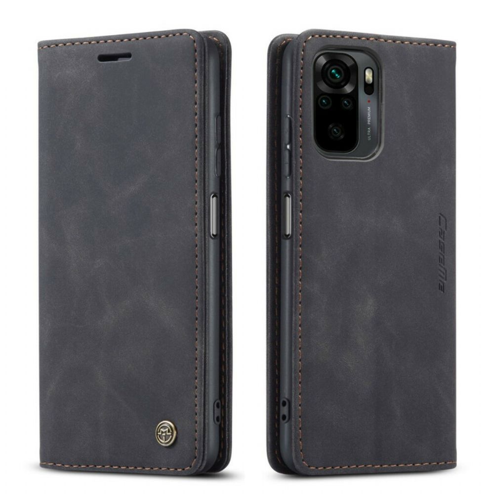 Schutzhülle Für Xiaomi Redmi Note 10 / 10S Flip Case Casem Ledereffekt