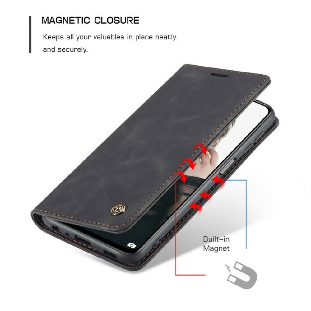 Schutzhülle Für Xiaomi Redmi Note 10 / 10S Flip Case Casem Ledereffekt