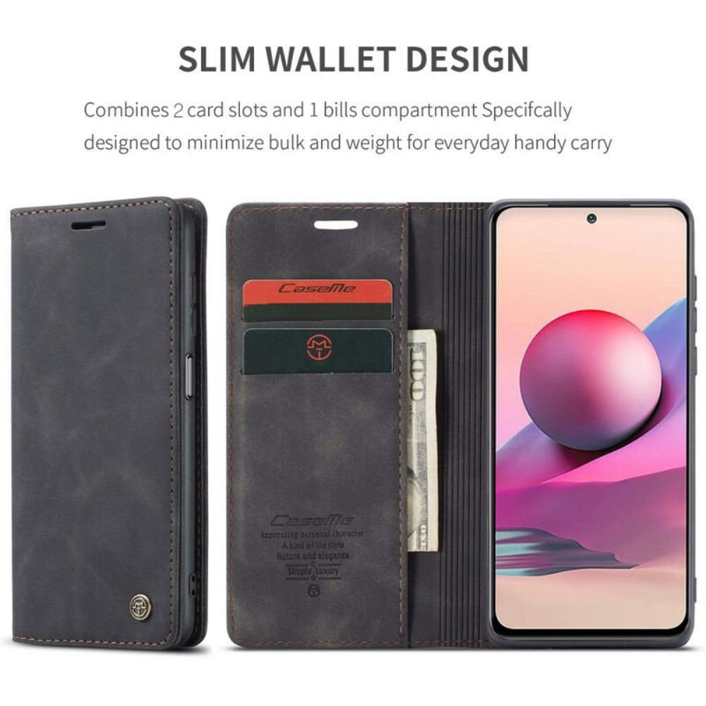 Schutzhülle Für Xiaomi Redmi Note 10 / 10S Flip Case Casem Ledereffekt