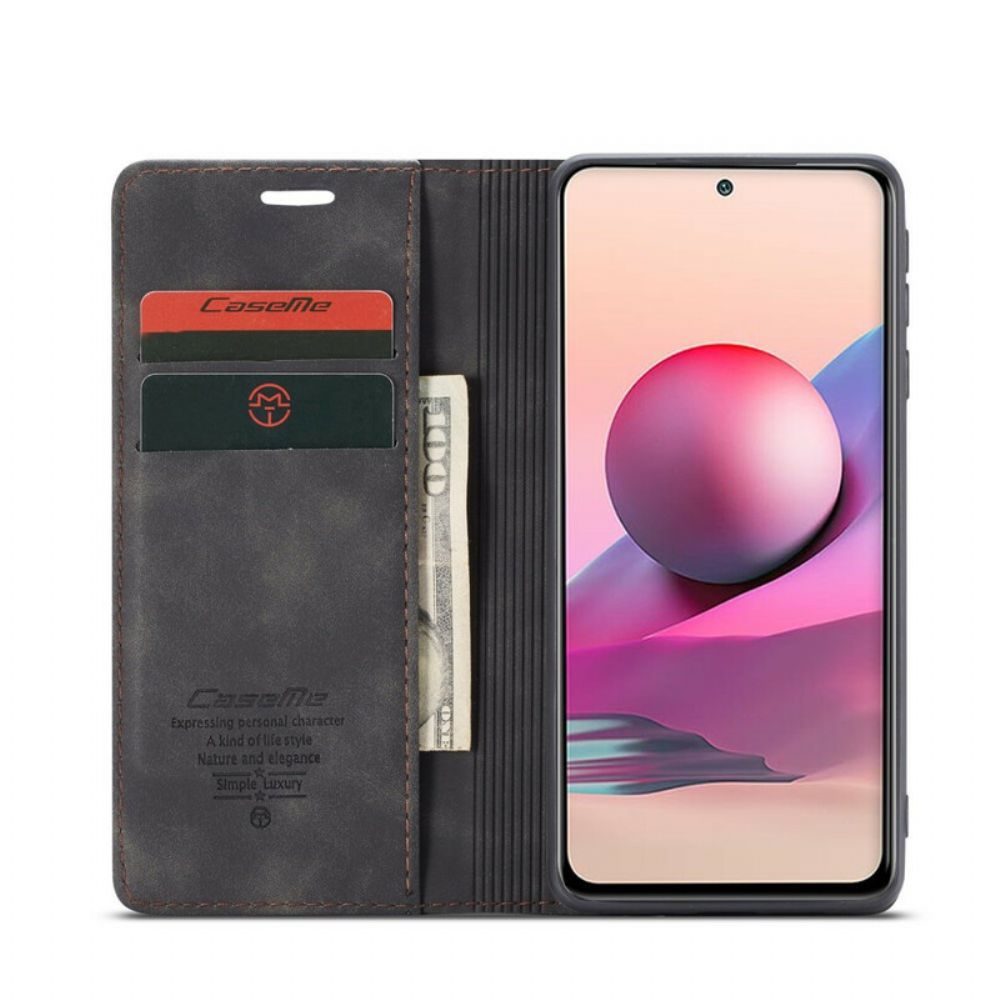 Schutzhülle Für Xiaomi Redmi Note 10 / 10S Flip Case Casem Ledereffekt