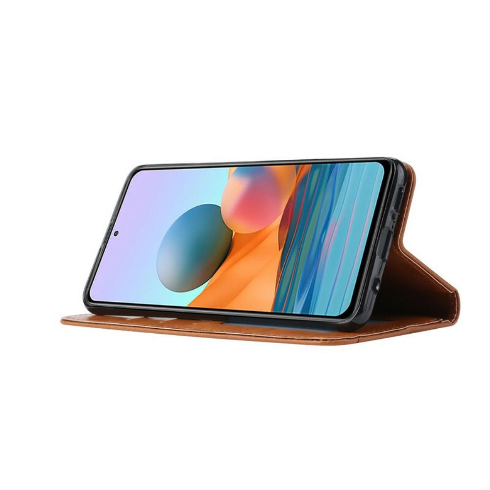 Schutzhülle Für Xiaomi Redmi Note 10 / 10S Flip Case Kartenetui Aus Kunstleder