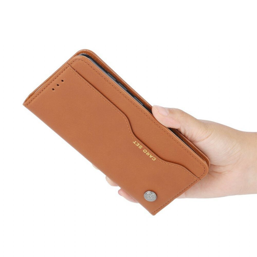 Schutzhülle Für Xiaomi Redmi Note 10 / 10S Flip Case Kartenetui Aus Kunstleder