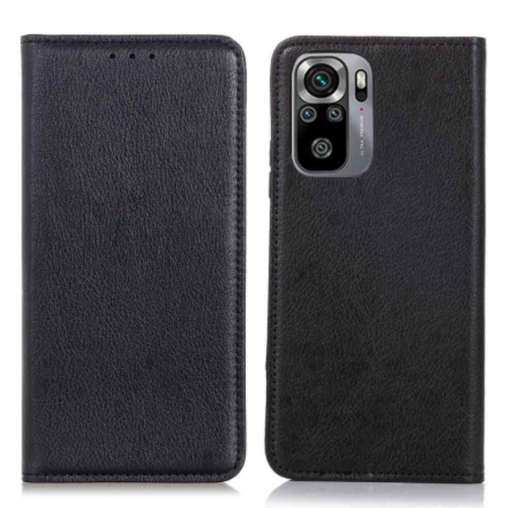 Schutzhülle Für Xiaomi Redmi Note 10 / 10S Flip Case Litchi-spaltleder