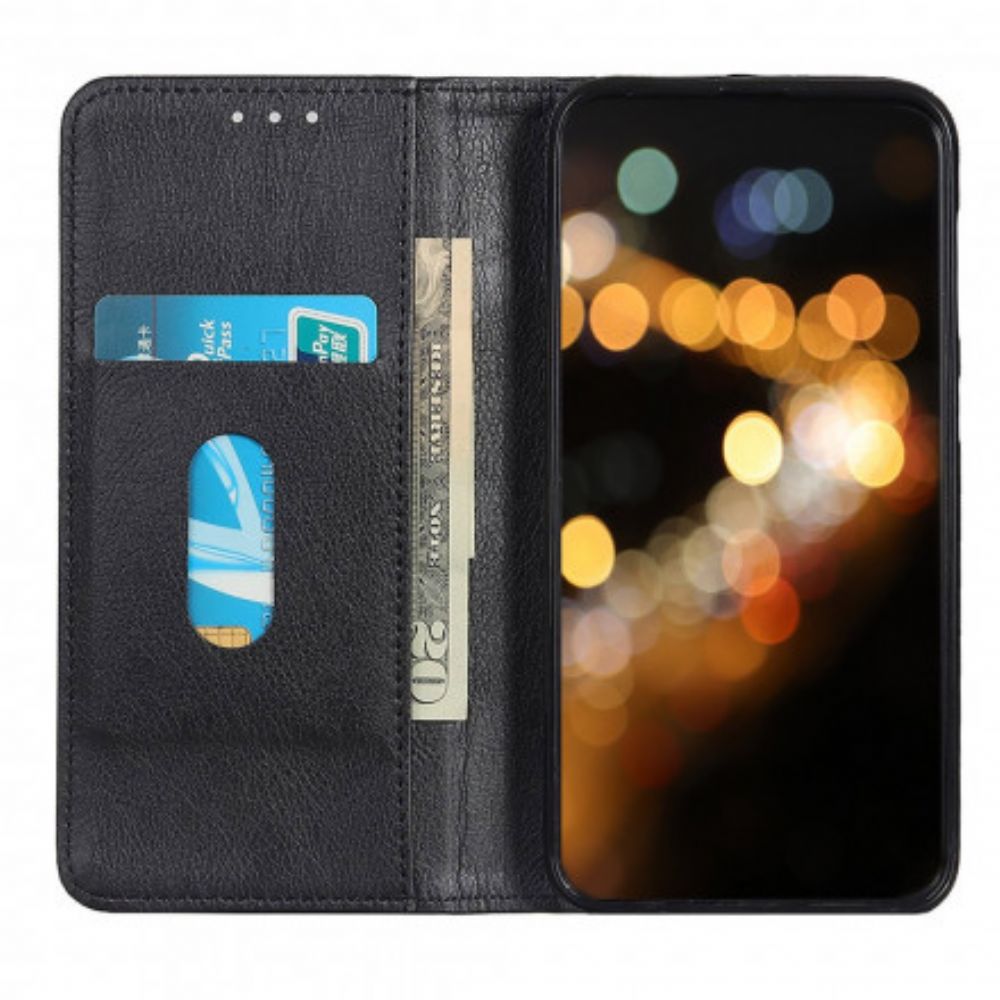 Schutzhülle Für Xiaomi Redmi Note 10 / 10S Flip Case Litchi-spaltleder