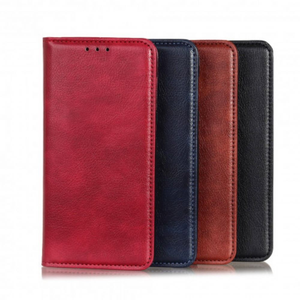 Schutzhülle Für Xiaomi Redmi Note 10 / 10S Flip Case Litchi-spaltleder