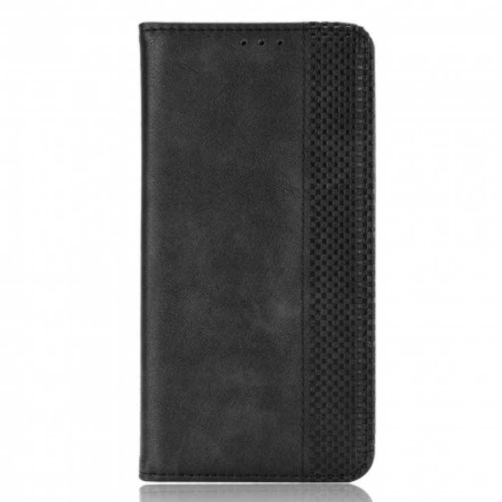 Schutzhülle Für Xiaomi Redmi Note 10 / 10S Flip Case Stilisierter Vintage-ledereffekt