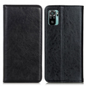 Schutzhülle Für Xiaomi Redmi Note 10 / 10S Flip Case Strukturierter Ledereffekt