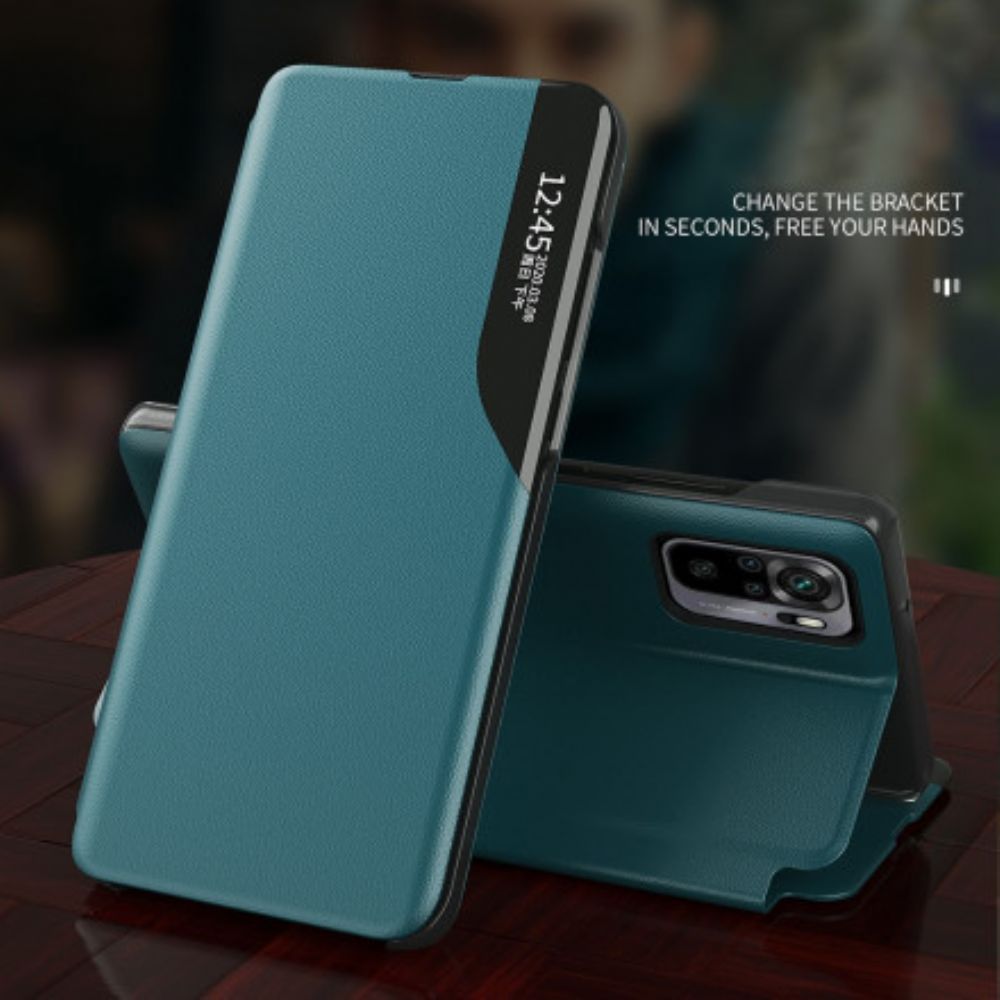 View Cover Xiaomi Redmi Note 10 / Redmi Note 10S Leather Effect