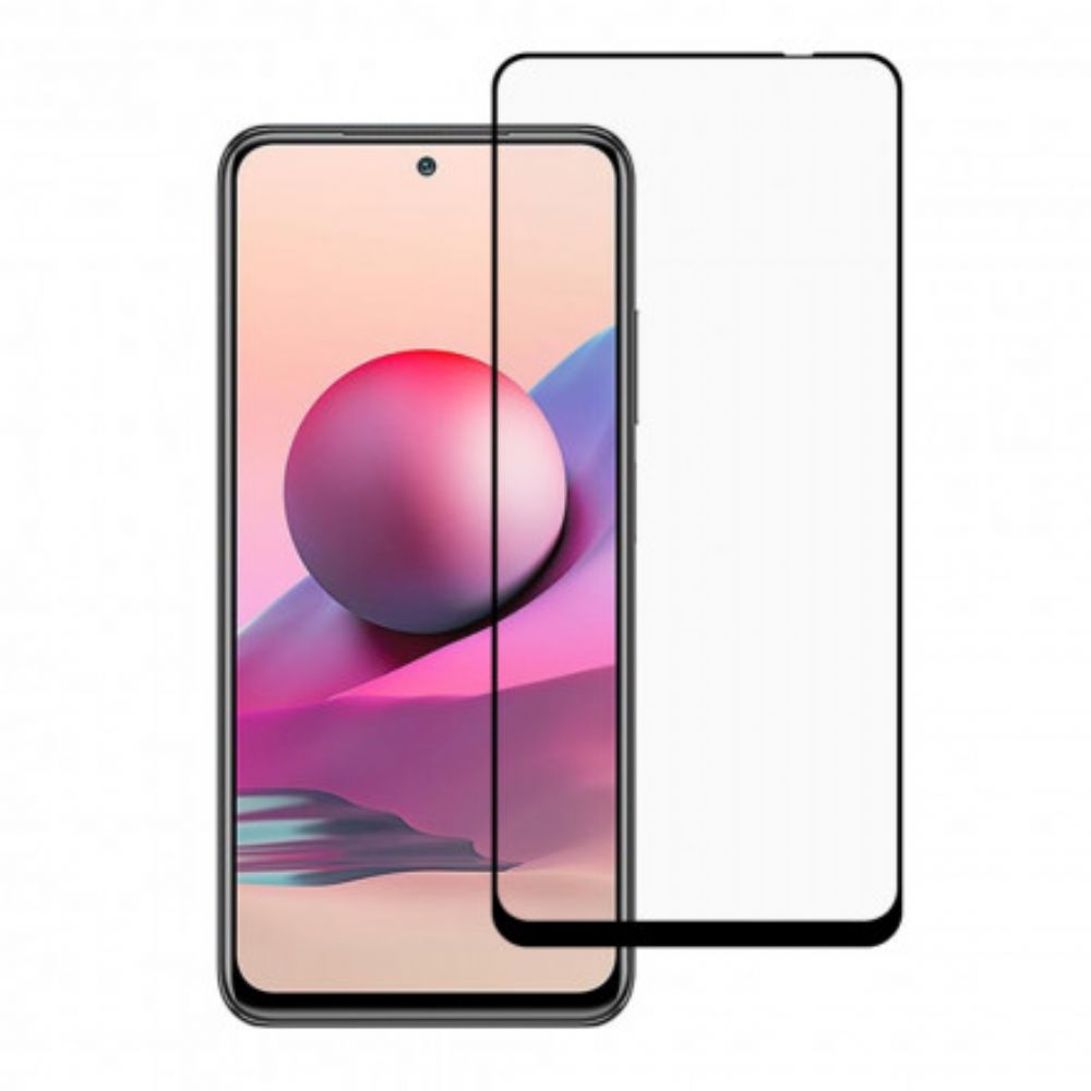 Xiaomi Redmi Note 10 / Note 10S Displayschutzfolie Aus Gehärtetem Glas Mit Schwarzem Rand