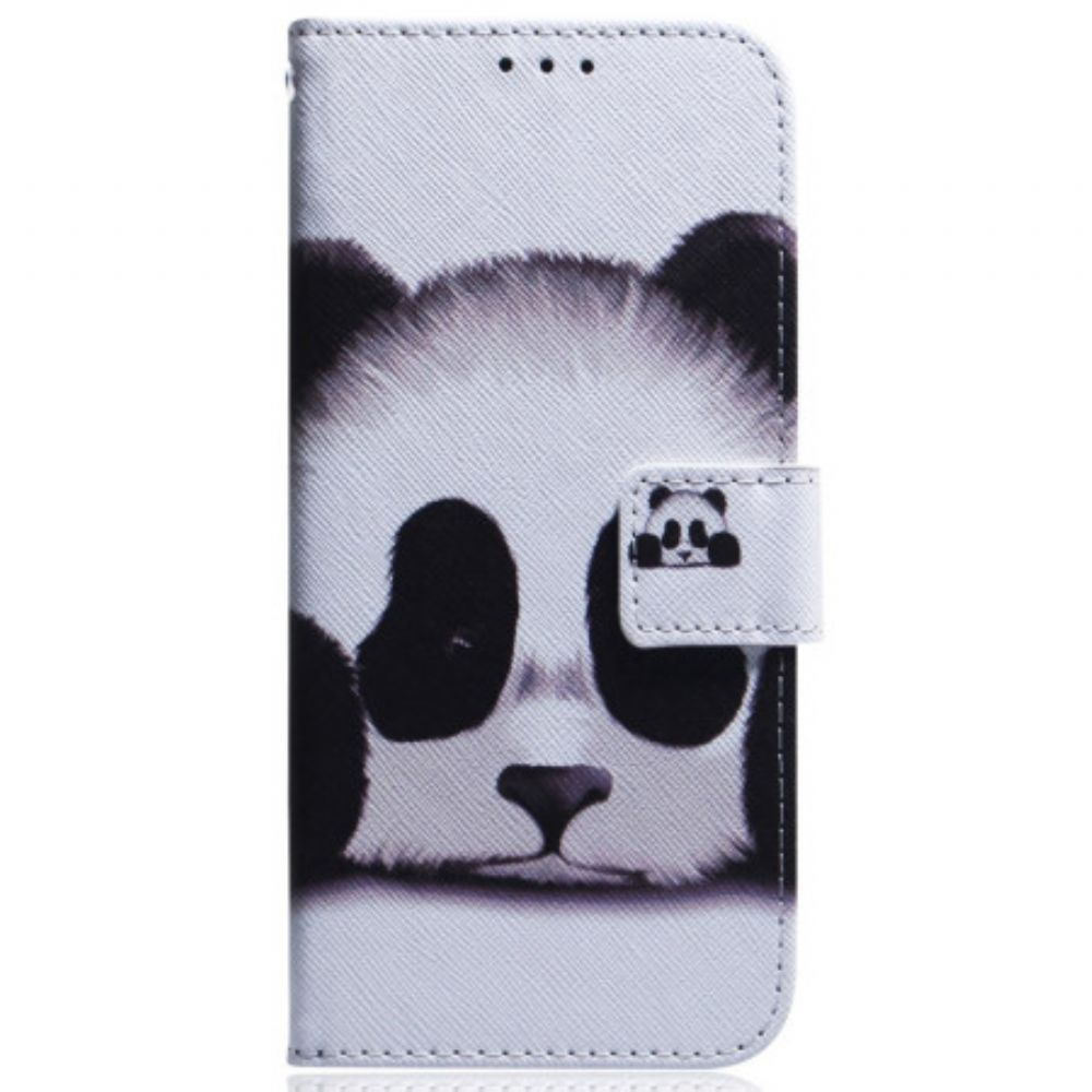 Lederhüllen Motorola Edge 50 Ultra Panda