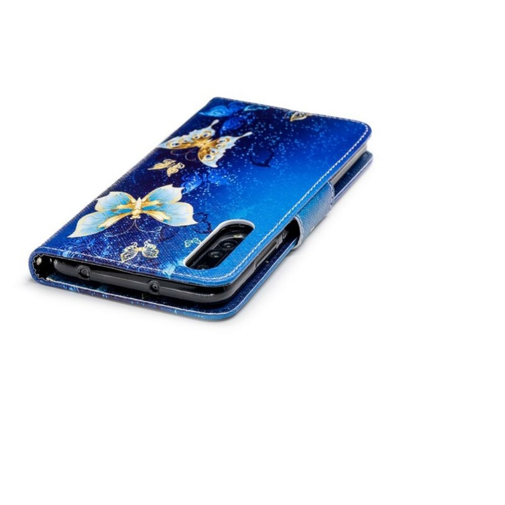 Flip Case Für Huawei P20 Pro Schmetterlinge In Der Nacht