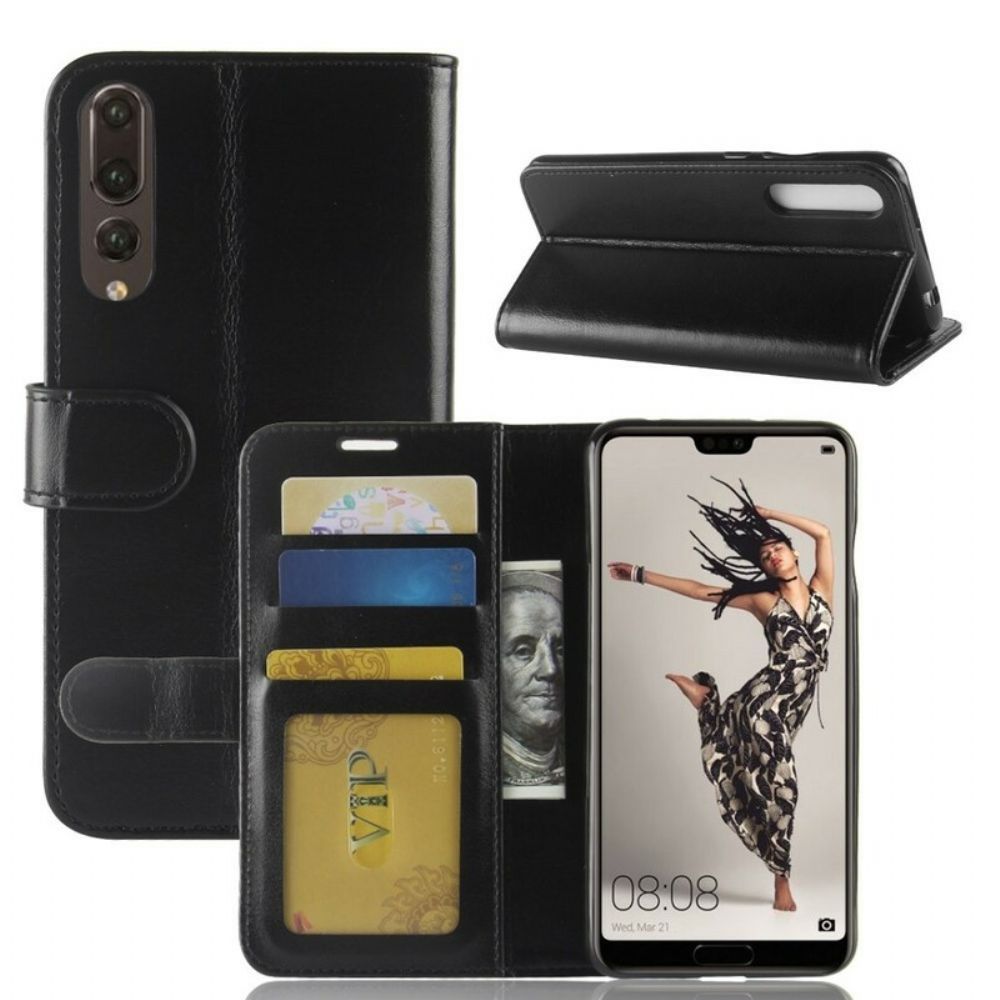 Flip Case Für Huawei P20 Pro Ultra Kunstleder