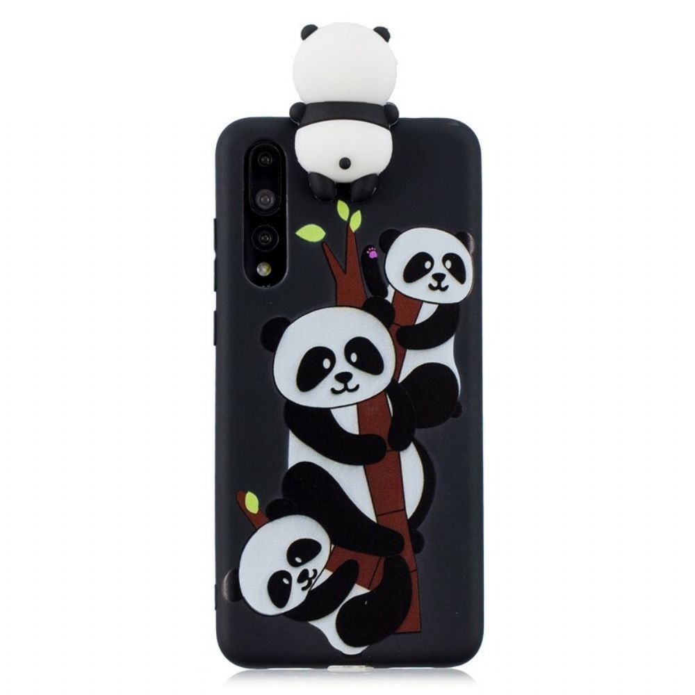 Hülle Für Huawei P20 Pro 3d-panda-familie