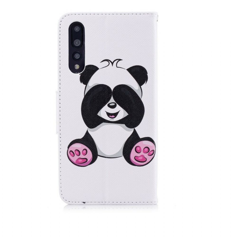 Lederhüllen Für Huawei P20 Pro Panda-spaß