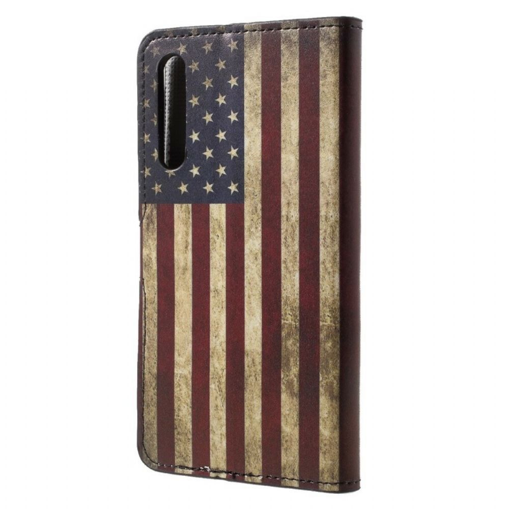 Lederhüllen Für Huawei P20 Pro Usa-flagge