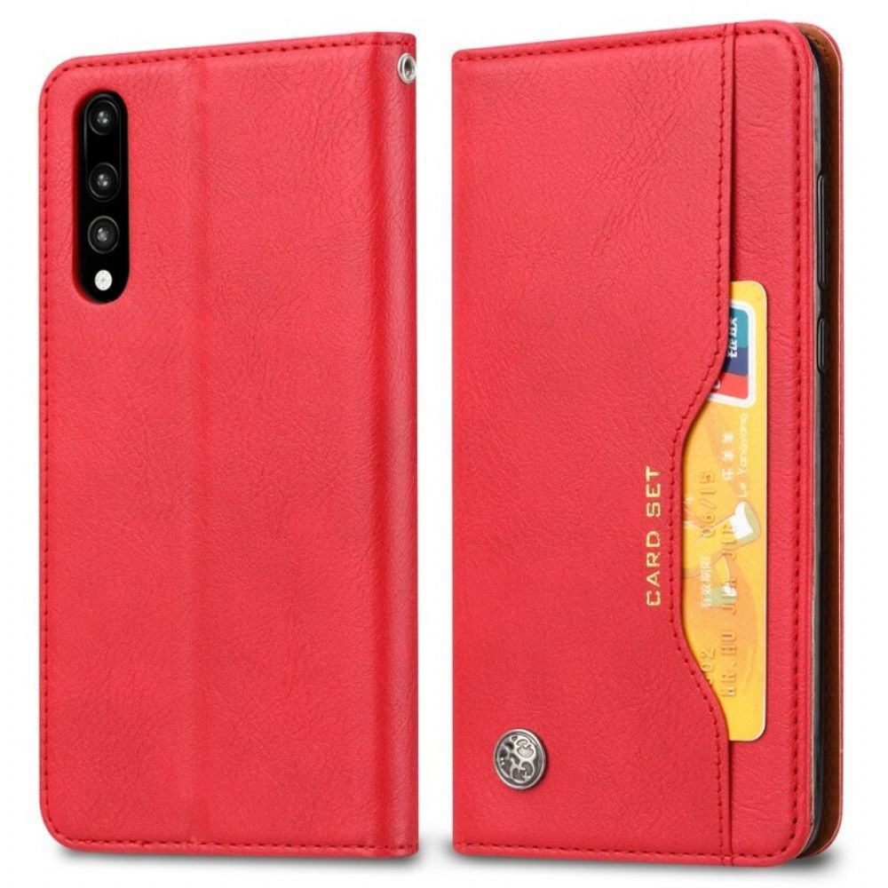 Schutzhülle Für Huawei P20 Pro Flip Case Kartenetui Aus Kunstleder