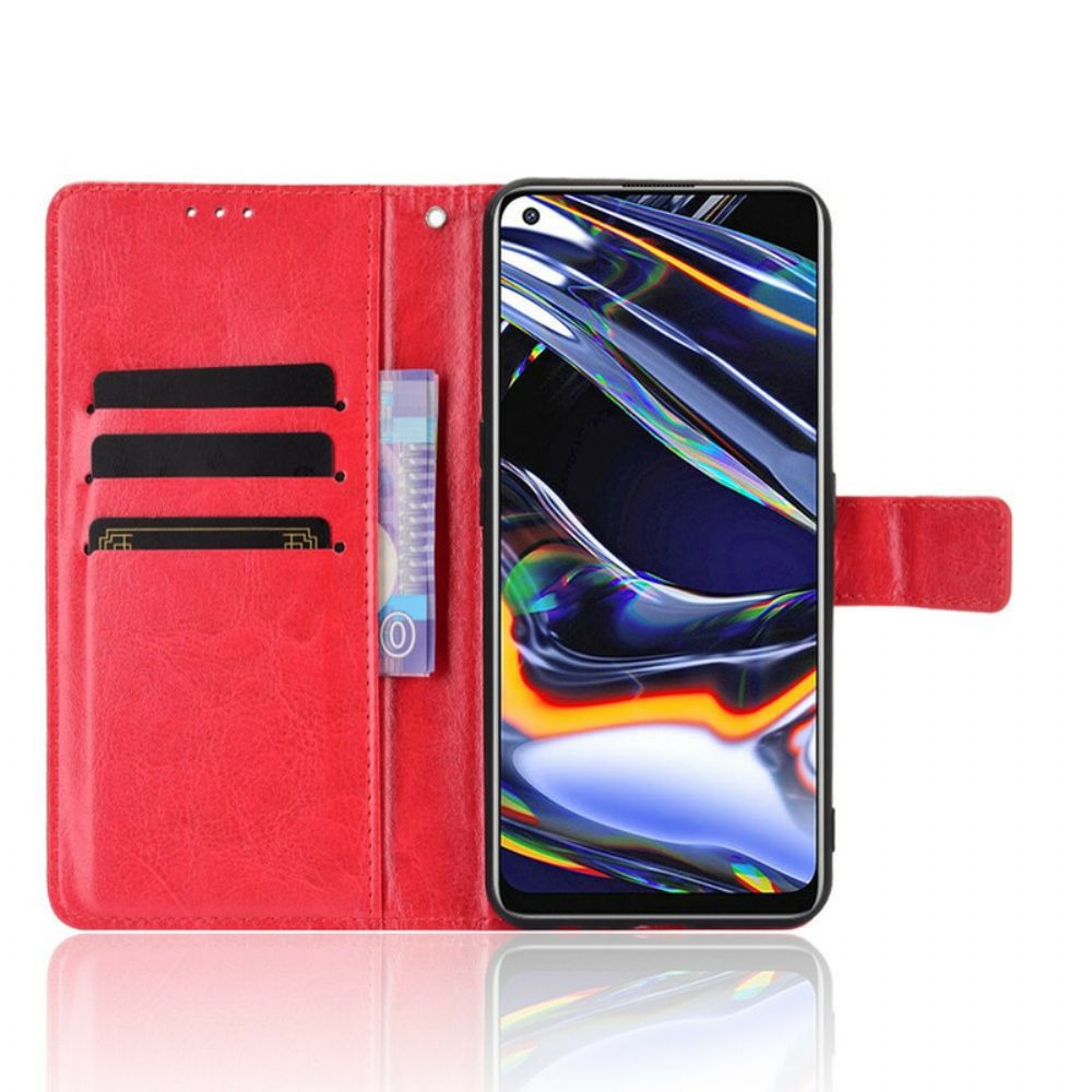 Flip Case Für Realme 7 Pro Auffälliges Kunstleder