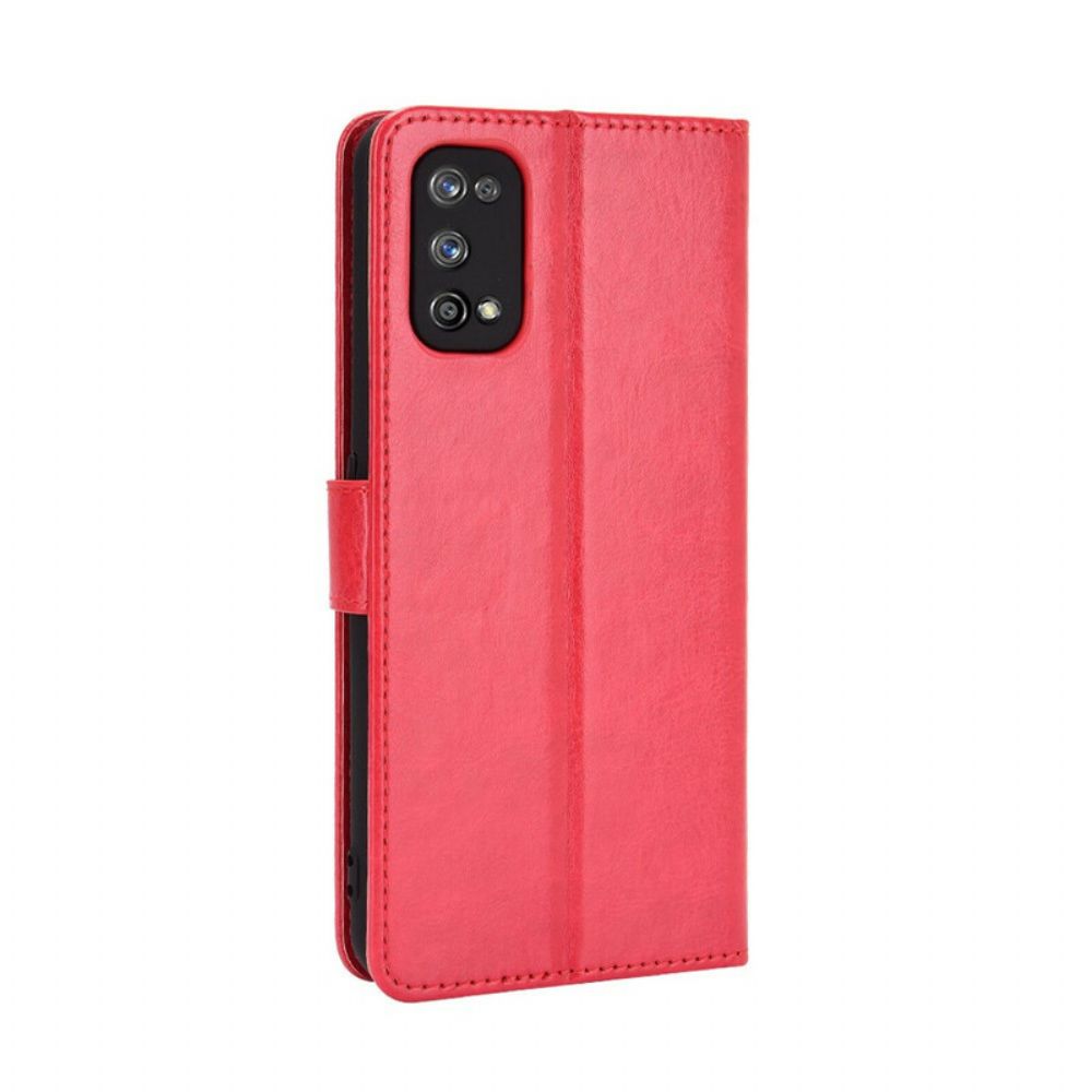 Flip Case Für Realme 7 Pro Auffälliges Kunstleder