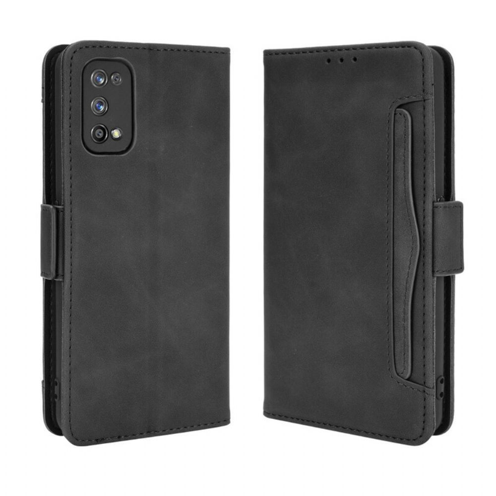 Flip Case Für Realme 7 Pro Erstklassige Multi-karte