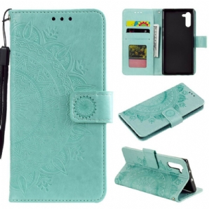 Flip Case Für Samsung Galaxy Note 10 Sonnen-mandala