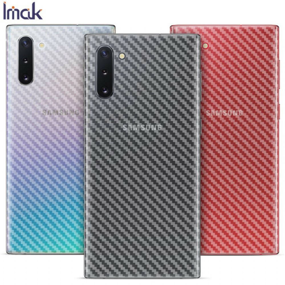 Hintere Schutzfolie Für Samsung Galaxy Note 10 Carbon Imak