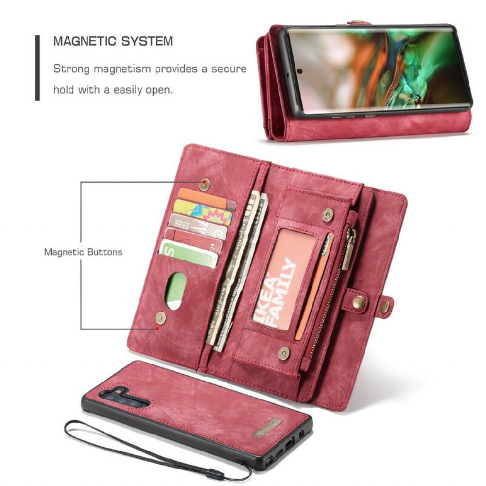 Hülle Für Samsung Galaxy Note 10 Geldbörse Flip Case Caseme-brieftasche