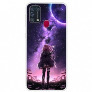 Handyhülle Für Samsung Galaxy M31 Magischer Vollmond