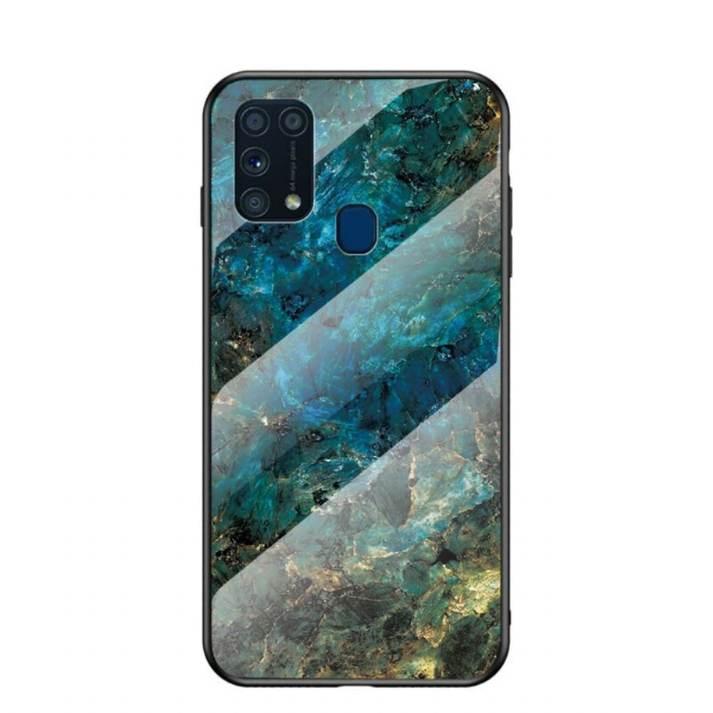 Handyhülle Für Samsung Galaxy M31 Premium Color Tempered Glass