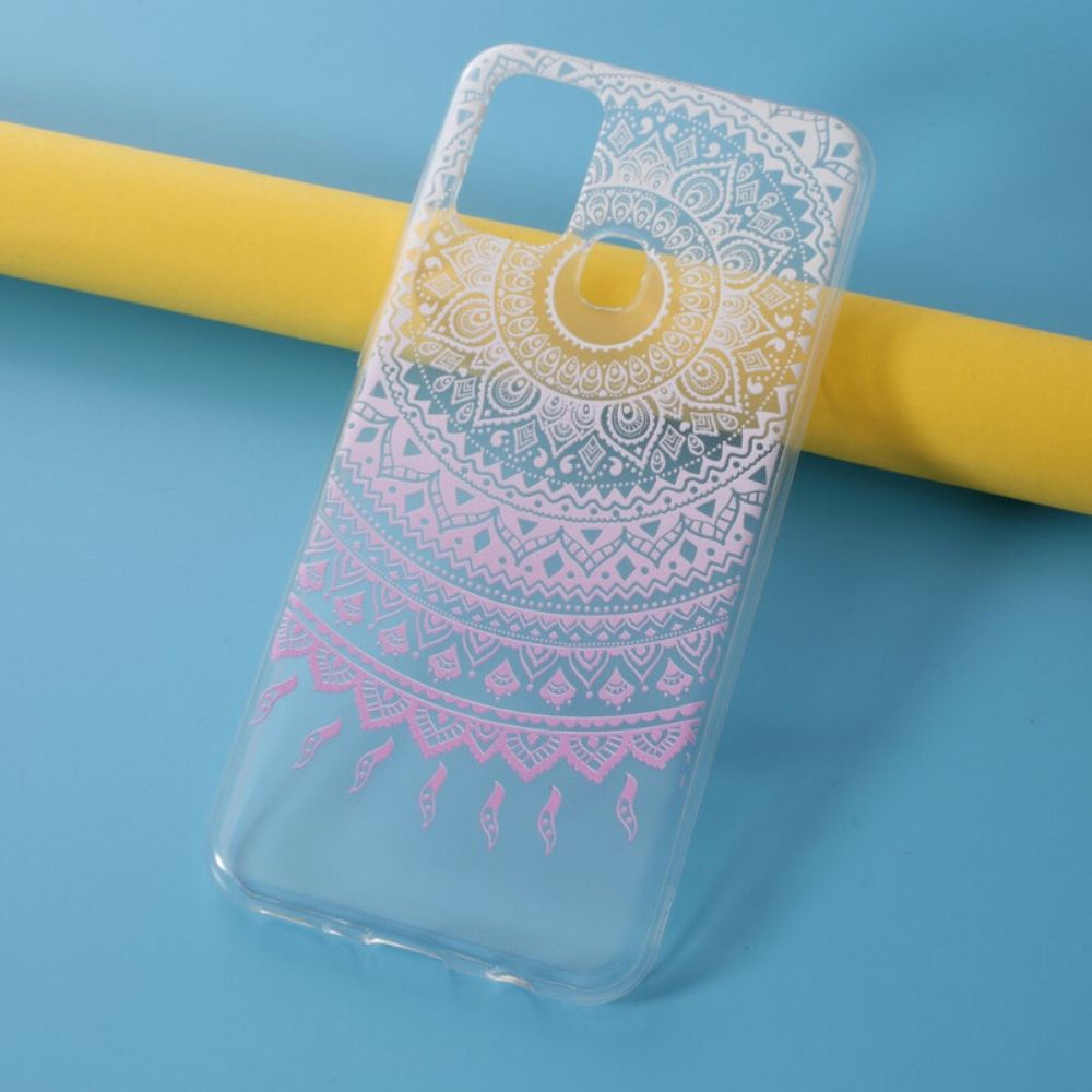 Handyhülle Für Samsung Galaxy M31 Transparentes Farbiges Mandala