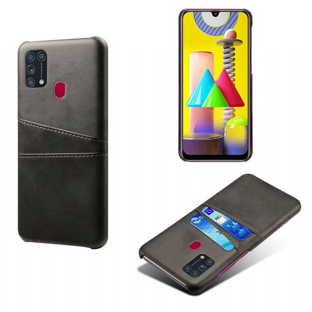 Hülle Für Samsung Galaxy M31 Kartenhalter