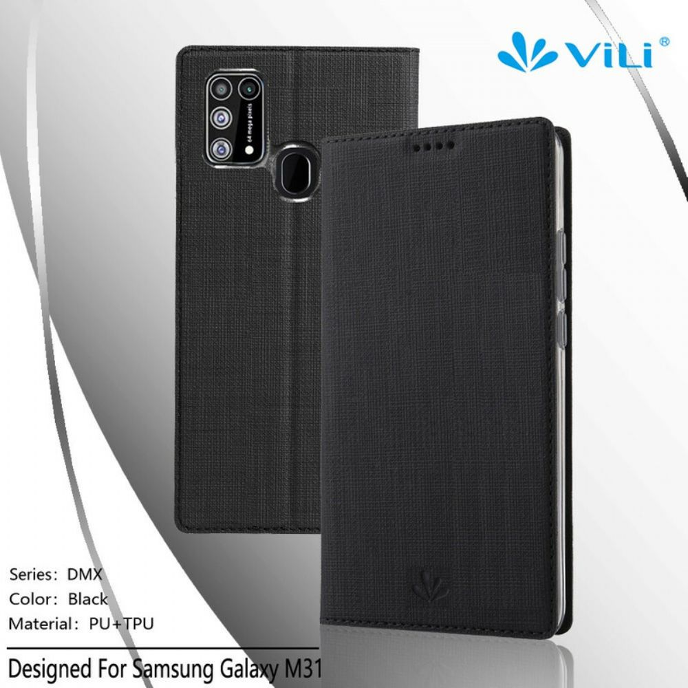 Schutzhülle Für Samsung Galaxy M31 Flip Case Vili Dmx Texturiert