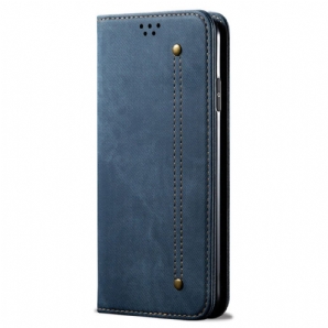 Flip Case Huawei Nova 12 Se Handyhülle Jeansstoff