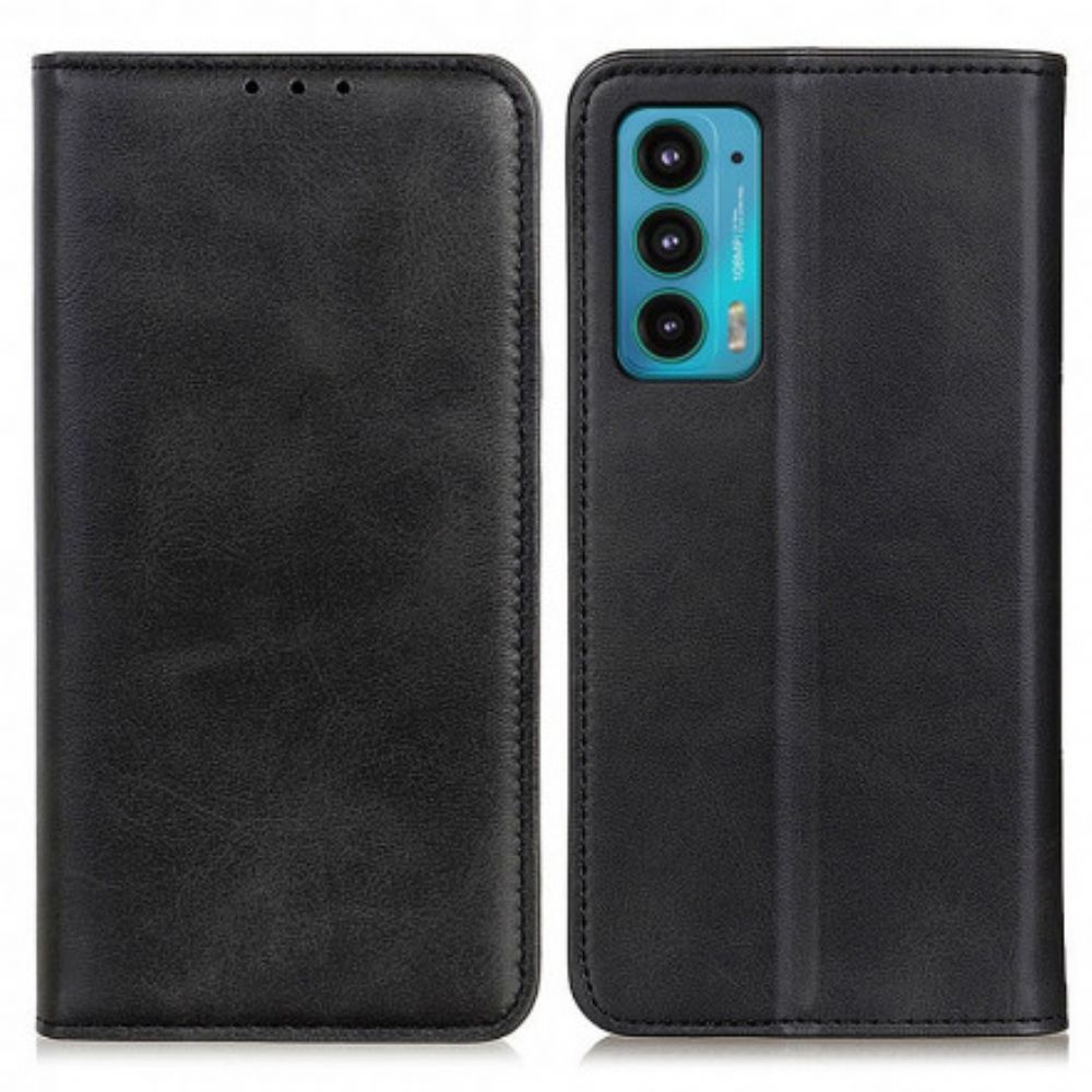 Schutzhülle Für Motorola Edge 20 Flip Case Spaltlederdesign