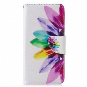 Flip Case Für Samsung Galaxy S10 Aquarell Blume