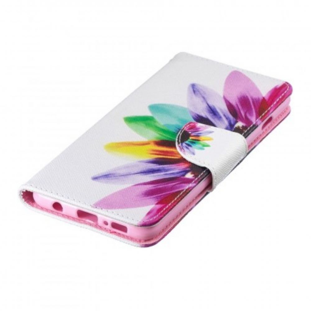 Flip Case Für Samsung Galaxy S10 Aquarell Blume