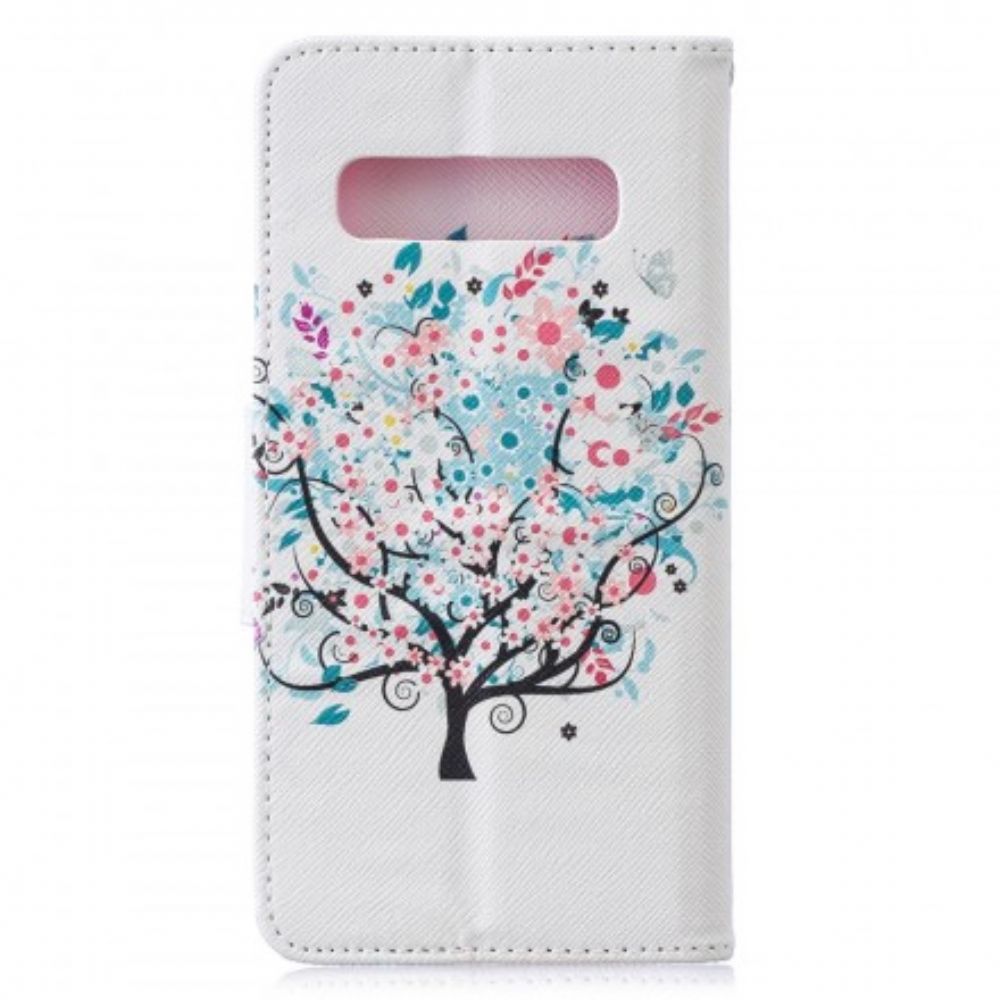 Flip Case Für Samsung Galaxy S10 Blumiger Baum