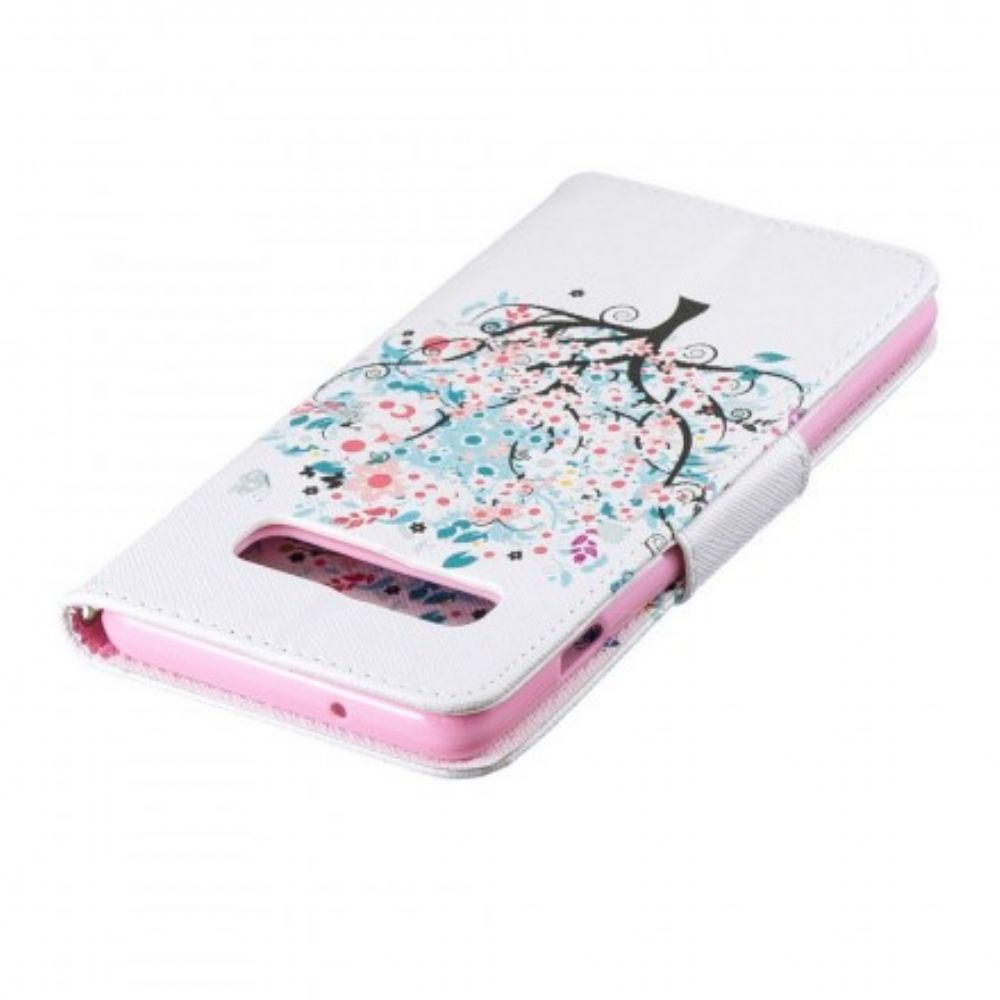 Flip Case Für Samsung Galaxy S10 Blumiger Baum