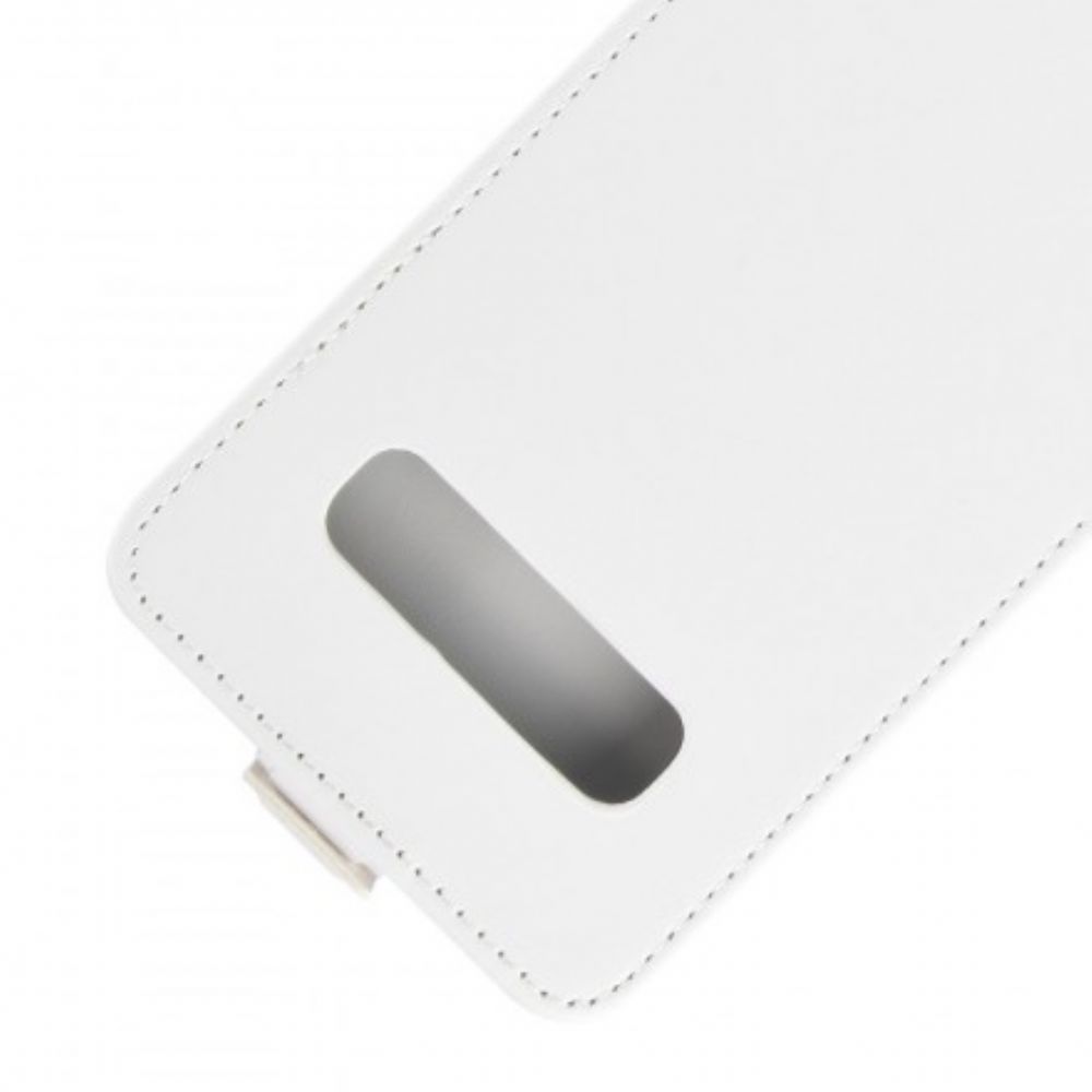 Flip Case Für Samsung Galaxy S10 Flip Case Faltbarer Ledereffekt