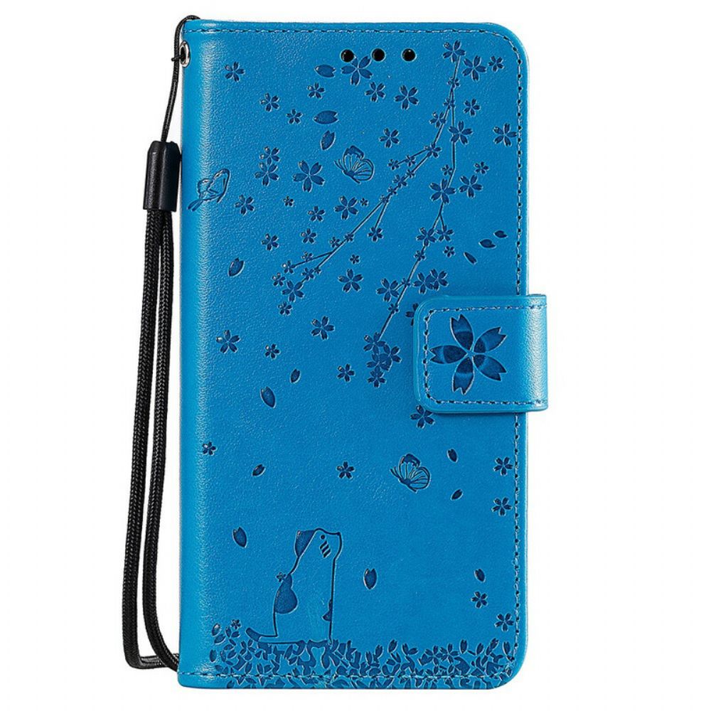 Flip Case Für Samsung Galaxy S10 Mit Kordel Strap Reverie