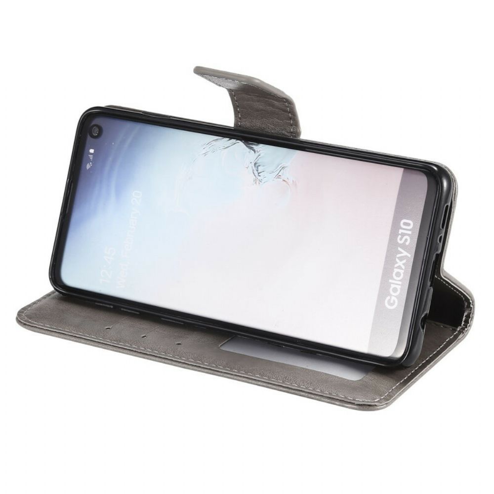 Flip Case Für Samsung Galaxy S10 Mit Kordel Strap Reverie